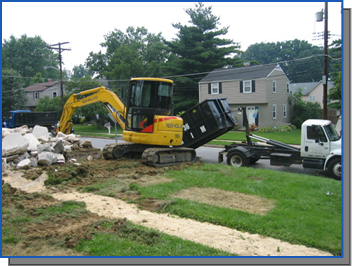Roll-Off Dumpster Drop off and pick-up in Baltimore, MD - Unlimited Excavating, Inc.