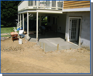 Concrete patio contractor in Baltimore, MD - Unlimited Excavating, Inc.