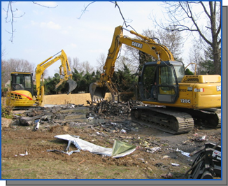 Construction site prep and clearing in Baltimore, MD - Unlimited Excavating, Inc.