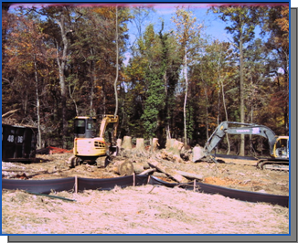 Construction site prep in Baltimore, MD - Unlimited Excavating, Inc.